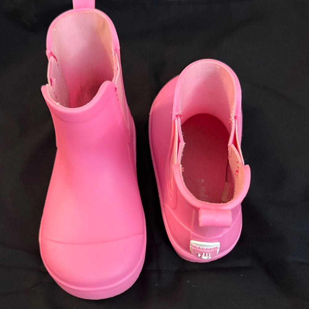 BearPaw Pink Kids Rain Boots